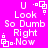 Pixelated text on bright pink background with white geometric shapes and repeated 'U Look So Dumb Right Now' phrase.