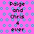 Pixelated text on a pink background with cyan circles; the word 'ever' appears as a wavy line in one frame.