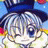 A pixelated anime-style character with silver hair and blue eyes wearing a dark blue hat, positioned next to text reading "Anime IM" on a black background.