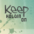 20 identical square icons with 'Keep Holdin On' text, each featuring a light blue-green background and yellow accent dots