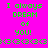 Green pixelated text reads "I always DREAM of YOU!" with repeated "<3" symbols on alternating pink and yellow backgrounds.