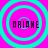 Four cyan concentric circles on a bright pink background, each containing the text 'ORIONE' in dark pixelated letters.