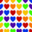 Pixelated rainbow heart with two text : 'Vicksterr Is a Freak!!' and 'But she is my Freakk!!'