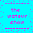 Pixelated cyan background with pink text reading 'the watery show' in four identical quadrants, surrounded by dotted and dashed border elements.