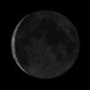 20 grayscale moon phases arranged in four , showing the transition from new moon to full moon and back to new moon with visible craters and surface details
