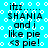 Pixelated text on cyan background with white circles; animation alternates between solid and wavy line patterns beneath the text.