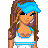 Animated contact sheet of a pixel art character in sports attire with blue headband, white crop top, and white pants showing various poses and text overlays.