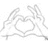 A pixelated grayscale image shows a heart-shaped outline formed by tangled lines on the left, with black blocky text '4 SOL' and 'L2' on the right.