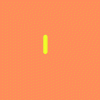 Yellow text on orange background with gray rectangle; 'I Love Matt' arranged in three lines.
