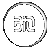 Four circular icons with pixelated white symbols on gray backgrounds, each with a distinct circular border style.