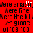 Red background with black pixelated text repeating 'Were amazing Were fine. Were the NEW 7th grade of '08, '09.' and a white heart symbol.