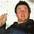 A split-frame contact sheet showing a person on the left and green text logo on the right against white background.