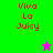 Green and pink background display red text 'Viva La Juicy' with a star icon changing color between frames