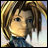 Pixelated anime-style character portrait with black background text on the right side of a contact sheet layout.