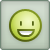 Pixelated yellow-green circular face with two vertical dark green eyes and a wide open mouth showing white teeth on light gray background.