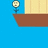 Pixelated animation shows a flower on a brown platform, an elephant with blue water trails moving across a blue background, and text reading "This is how you know" then "your wagons going slow..."