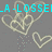 Pixelated cyan text and tangled heart shapes on a gray background with scattered light blue dots.