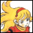 A pixelated anime-style character with yellow hair and red headband on left, next to black background with white text "Anime IM" and stylized "c0m" logo on right.