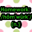 Pixelated text defines 'Homework' as a punishment given to students by evil teachers after they have already put in 7 hours of hard labor, set against polka-dot background.