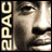 Pixelated static icon featuring vertical text on left and partial face on right with high contrast lighting.