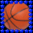 Pixelated basketball image with blue star border and text "Ballin for LIFE!" on light blue background, plus "#32" in lower-left corner.