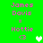 Green background with pink text reading "James Davis = Hottie <3" and a white heart icon, transitioning to a light green heart.