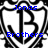 Pixelated blue text reads 'Jonas Brothers' over large black-and-white stylized letters with decorative borders.