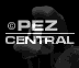 Black-and-white cartoon character animation with showing facial expressions and head movements, watermarked with "© PEZ CENTRAL" text