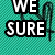 Pixelated text on a teal checkered background with black outlines and white fill, arranged in four quadrants.