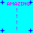 Pixelated cyan background with pink 'AMAZING' text and blue star symbols arranged in a pattern