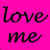 Pixelated image with pink, black, and purple sections containing text and a blonde woman in two poses.