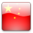 Static pixel art of a red and white flag with five yellow stars, one large star and four smaller stars arranged in an arc, on a rounded square frame with a gray background.