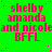 A static image with a bright green background and repeated pink text reading 'shelby amanda and nicoleand nicoleand nicole BFFL'