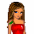 Pixel art contact sheet showing a cartoon woman in red top and jeans with text about apples, doctors, and fruit.
