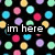 Black background filled with scattered multicolored circles in pastel shades of blue, pink, yellow, and purple.