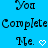 Animated contact sheet of a blue background icon with repeating text and heart symbols in black, white, and cyan colors.