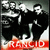 A 50x50 pixel animated contact sheet showing two frames of a Rancid band logo animation with black, white, and red elements on a gray background.