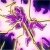 Pixelated image of purple and pink floral buds on brown stems against a light gradient background.