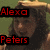 A static image with four text overlays on a split background showing two identical figures, one labeled Alexa Peters and the other Noisy Annoying.