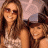 Two women with long brown hair in a side-by-side contact sheet, left frame showing one woman wearing sunglasses and a sleeveless top, right frame showing both women without sunglasses on a green background with "OriginalIcons.com" text.