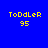 Yellow pixelated text 'ToDdLeR' and '95' on blue background with green gradient effects in four quadrants.