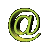 @ symbol in four distinct animated poses with green-yellow gradient on gray background.