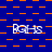 Blue background with orange square and line patterns, repeated white text 'BQH-1s' with orange accents, static image.
