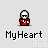 Pixelated character in red outfit with white hair holding colorful object, transitioning through multiple poses with scattered colored pixels.