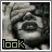 A grayscale animated icon shows a person with hands covering their eyes, with text changing across frames to form phrases.