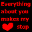 A static contact sheet of two identical animated frames showing red pixelated text and a heart symbol on black background.
