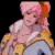 A 50x50 pixel animated buddy icon featuring a cartoon character with pink hair and yellow clothing on the left, next to green text reading "Original Icons .com" on a dark background.