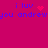 Pixelated text on magenta background with blue 'i luv you andrew' repeated, featuring a red heart symbol in one frame and scattered red dots in another.