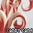 Animated sequence of red and beige candy cane swirls with repeating 'CANDY CANE' text in pixelated font across the bottom.
