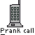 Pixel art animation of a character in red clothing with white hair, performing actions against a gray background with repeated building silhouettes.